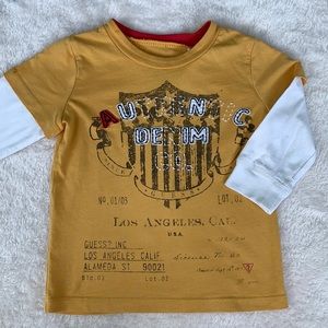 Guess Baby Boy long sleeve Shirt tshirt 12 mos GUC